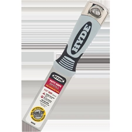 Hyde Industrial Blade Solutions 6258 1.25 in. Pro Stainless Stiff Putty Hammer Head 79423062582